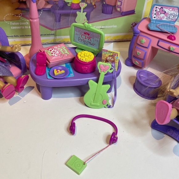 Cabbage Patch Kids 🥬👧 Lil’ Sprouts Best Friends Sleepover play set - Picture 5 of 16